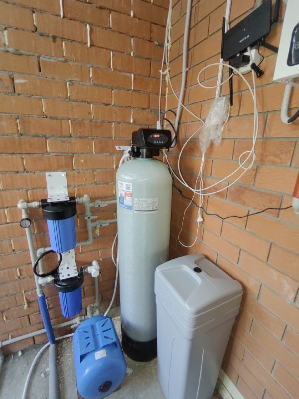 Установка системы очистки воды в посёлке Индустриальный, Краснодар